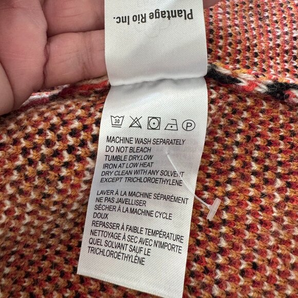 Farm Rio Winter Tapestry Knit Cardigan Size Large - Picture 8 of 8